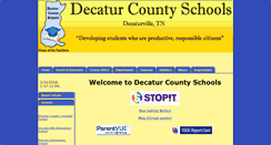 Desktop Screenshot of decaturcountyschools.org